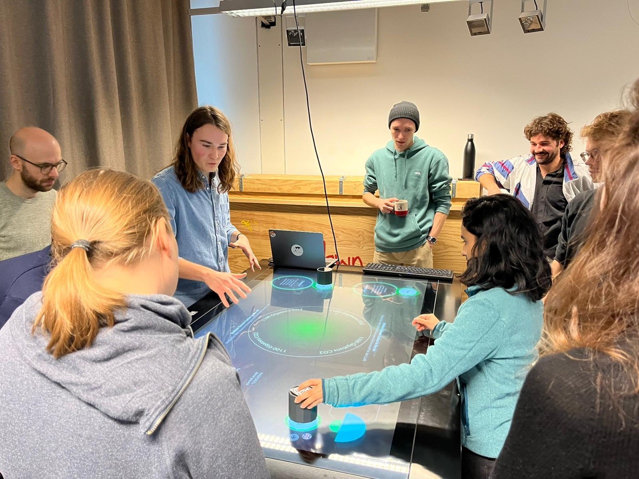 Mentoring session with prototype